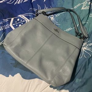 Coach Lexy Shoulder Bag Pale Blue